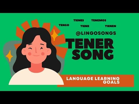 Spanish tener song artwork